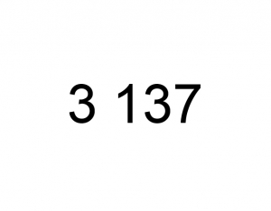3 137